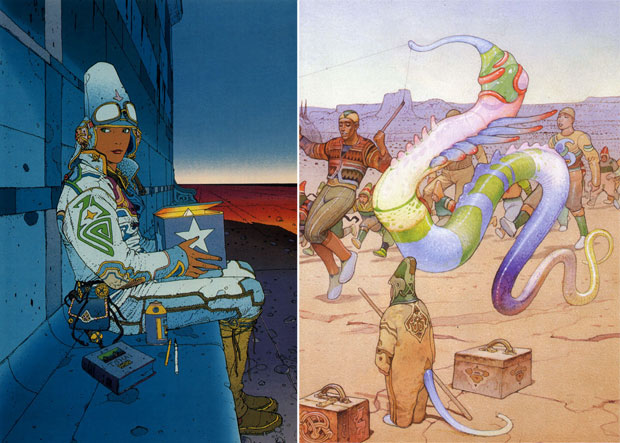 Last Saturday, the very talented Jean Giraud (Moebius) passed away.