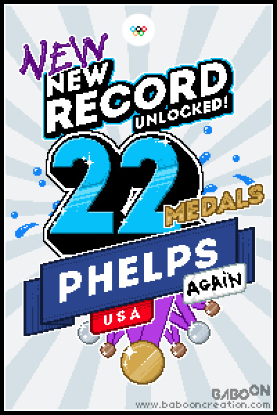 Olympixels - Phelps 22