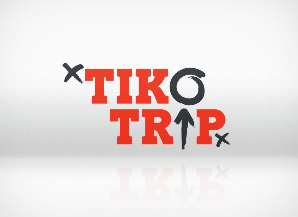 Tikotrip logo design