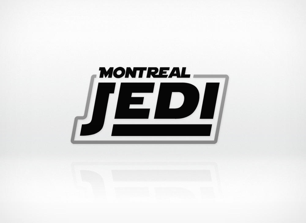 Montreal Jedi custom typography