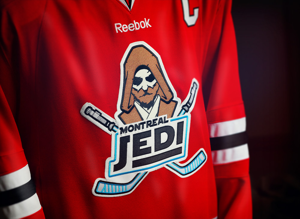 Montreal Jedi hockey jersey