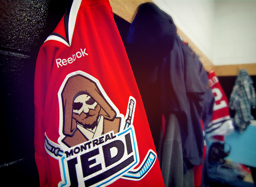 Montreal Jedi jersey detail