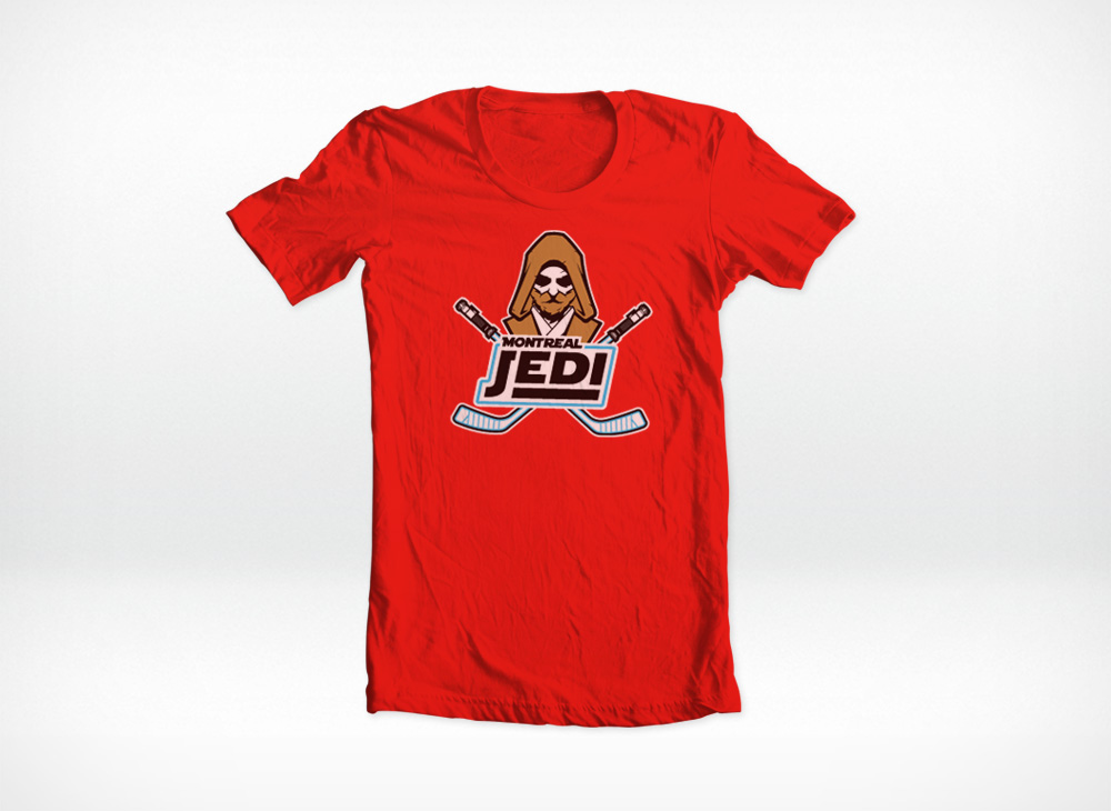 Montreal Jedi t-shirt design