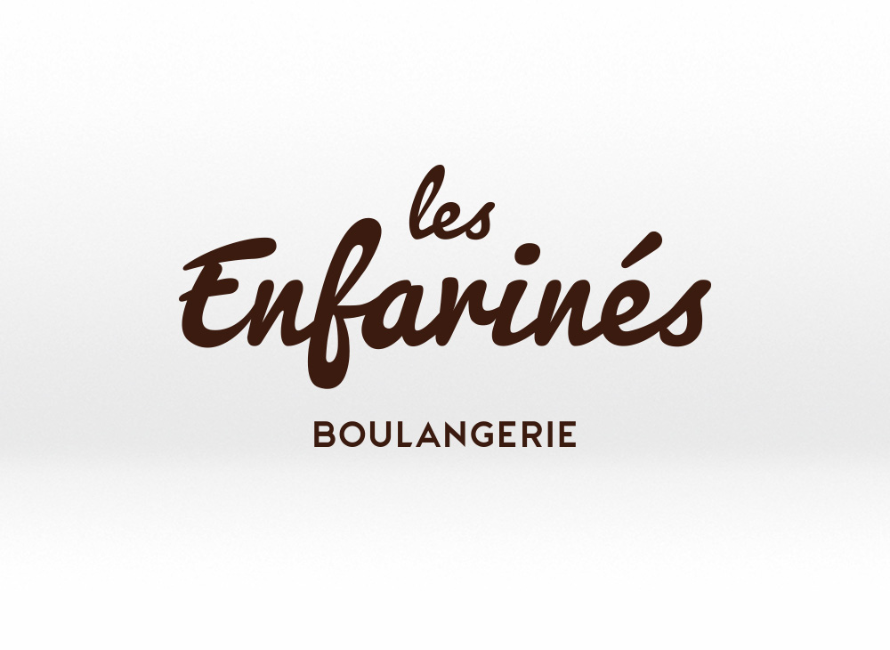 Logo design for Les Enfarinés