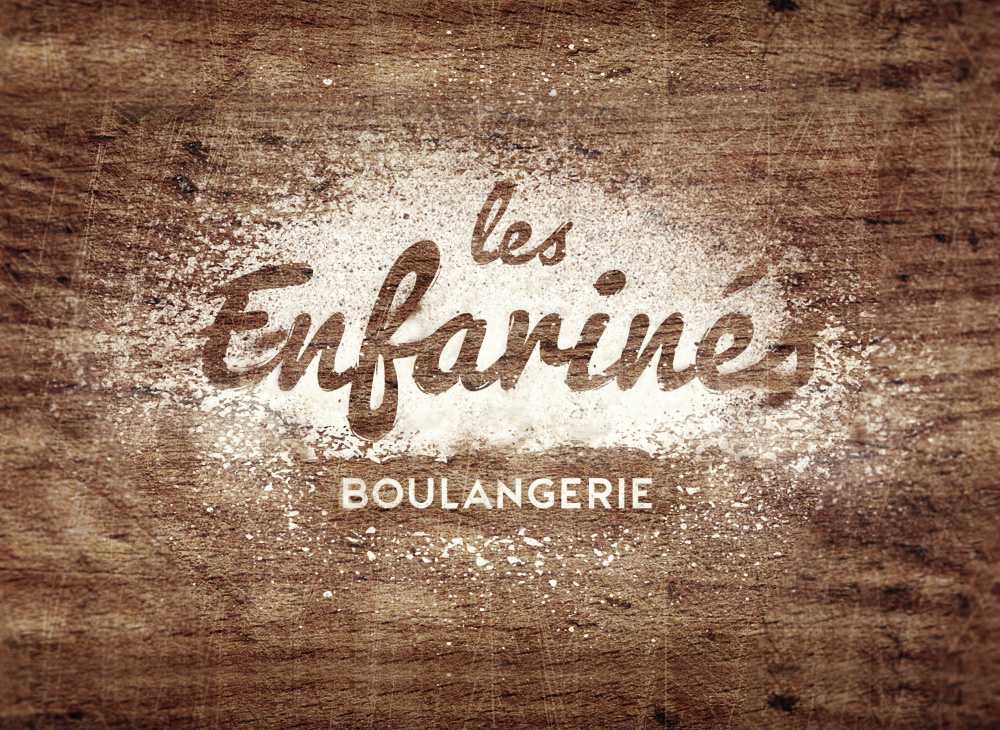 Logo design for Les Enfarinés